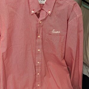 Chick-fil-A Red Button up Men's Shirt